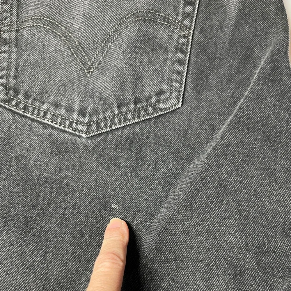 Levi's 505 Men's 40x32 Straight Leg Jeans Faded Black Denim Classic‎